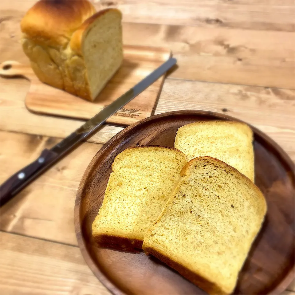 かぼちゃ山食パン🍞|ましてさん