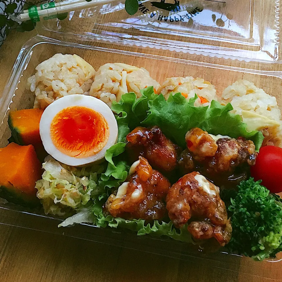 Snapdishの料理写真:2019.04.20 家族のお弁当|＊emio＊さん