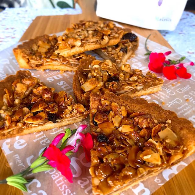 ばろんさんの料理初焼きみんな大好きフロランタン より ライスグラノーラでザクザク フロランタンライスグラノーラ フロランタン とんちん Snapdish スナップディッシュ Id Hxchza