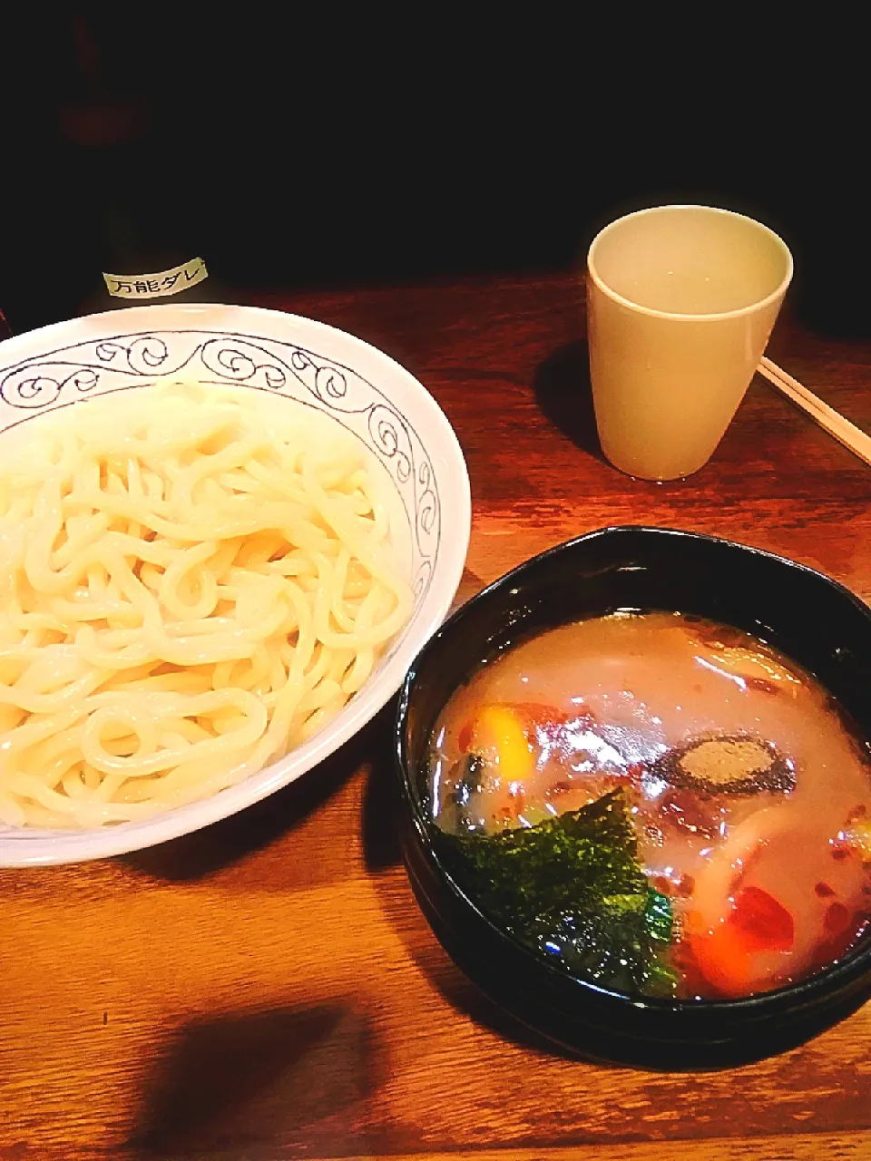 Snapdishの料理写真:堺東、麺座ぎんの特製つけ麺|こうさん