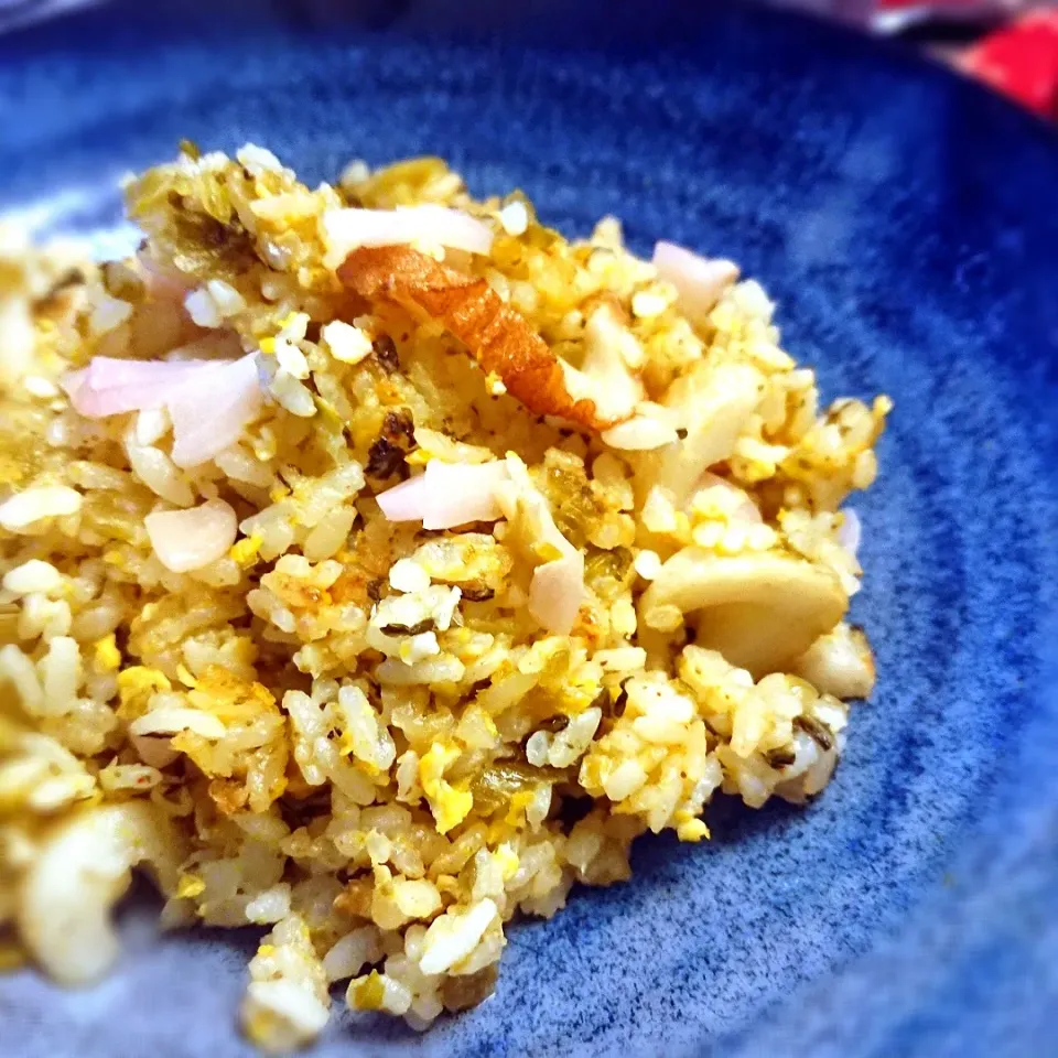 明太高菜とちくわのチャーハン(o^-^)♪|えみ(๑´ڡ`๑)♪さん