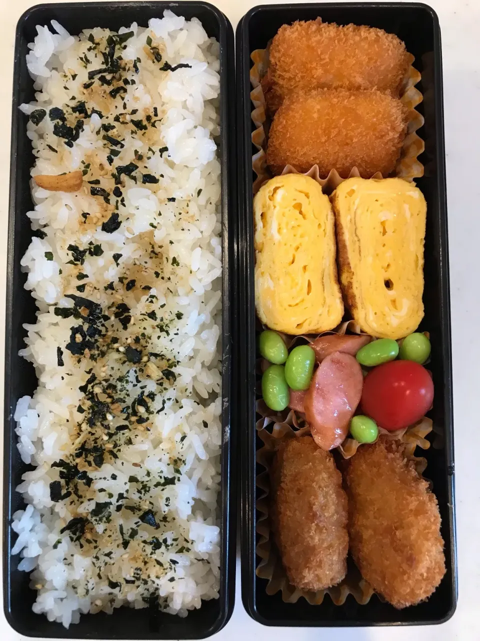 Snapdishの料理写真:2019.4.20 (土) 旦那様のお弁当🍱|あっきーよさん