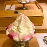 マールブランシュ※桜のチーズケーキソフトクリーム🌸|𝔜𝔲𝔪𝔦𝔨𝔬さん