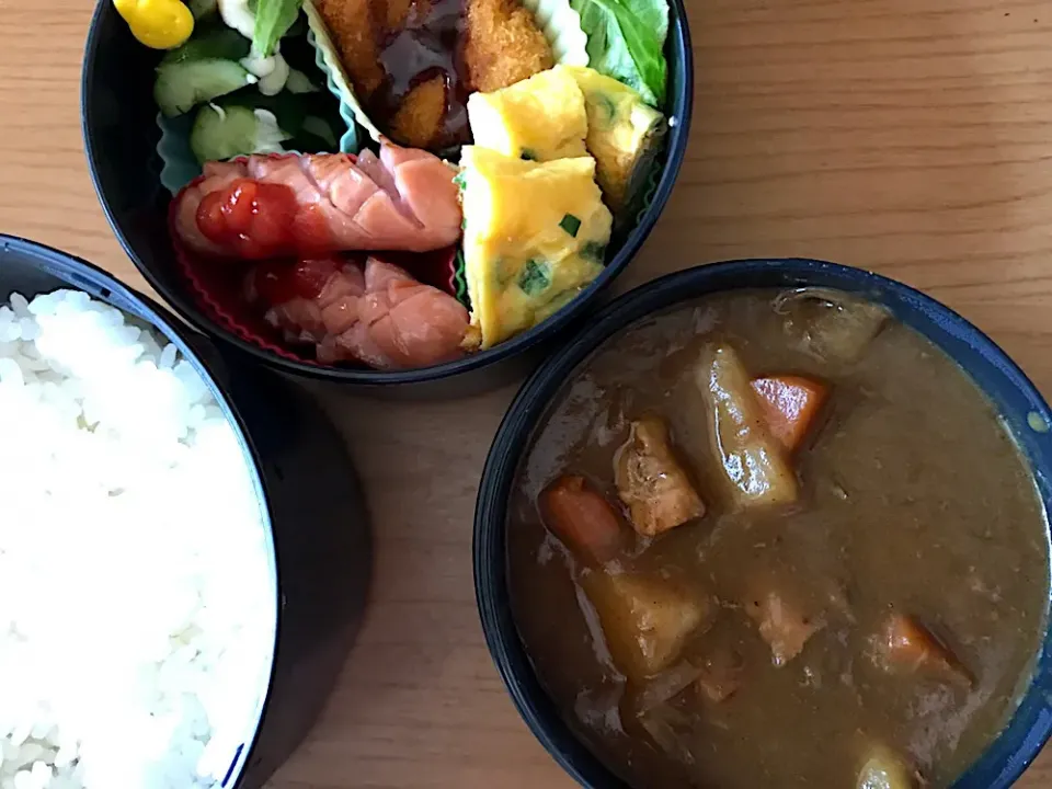 4/19 お弁当 #カレー|侑子さん