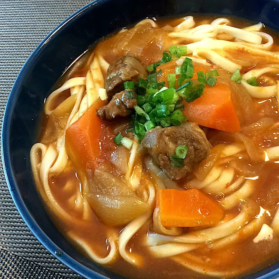 自家製カレーうどん|モスグリーンさん