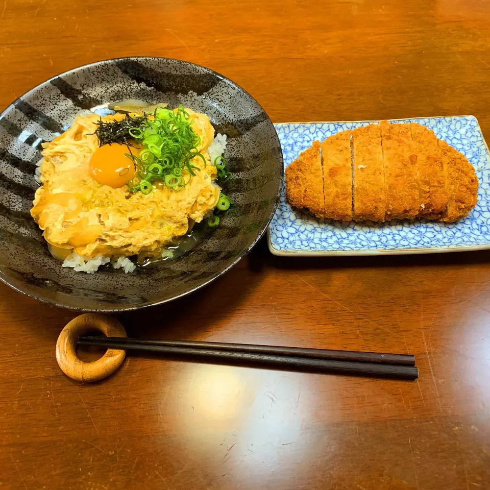 Snapdishの料理写真:後乗せサクサクかつ丼|たくぼんさん