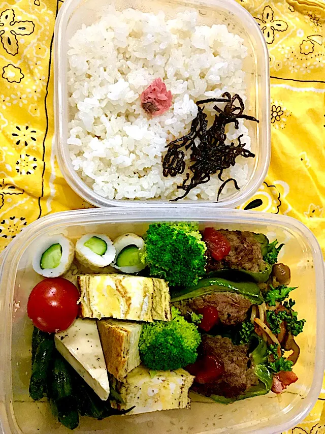 今日から始まる男子高校生のお弁当#お弁当#お弁当記録#おべんとう #おべんとう #男子高校生のお弁当#作り置き|マリリンさん