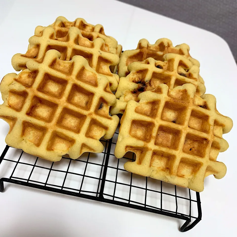 Snapdishの料理写真:おからアーモンドワッフル|しーさん