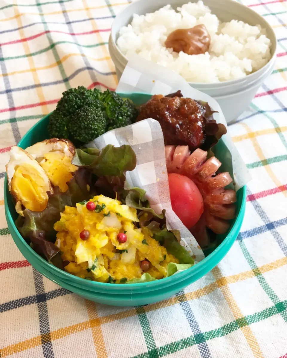 今日のパパ弁当はハンバーグ弁当♪|key♪さん