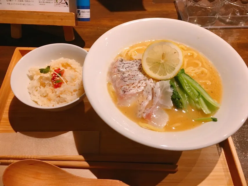 ダブル真鯛らぁめんと鯛だしご飯|chan mitsuさん