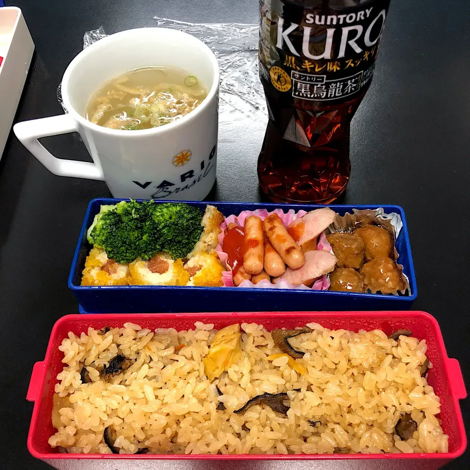 Snapdishの料理写真:あるもの弁当🍱😋|すかラインさん