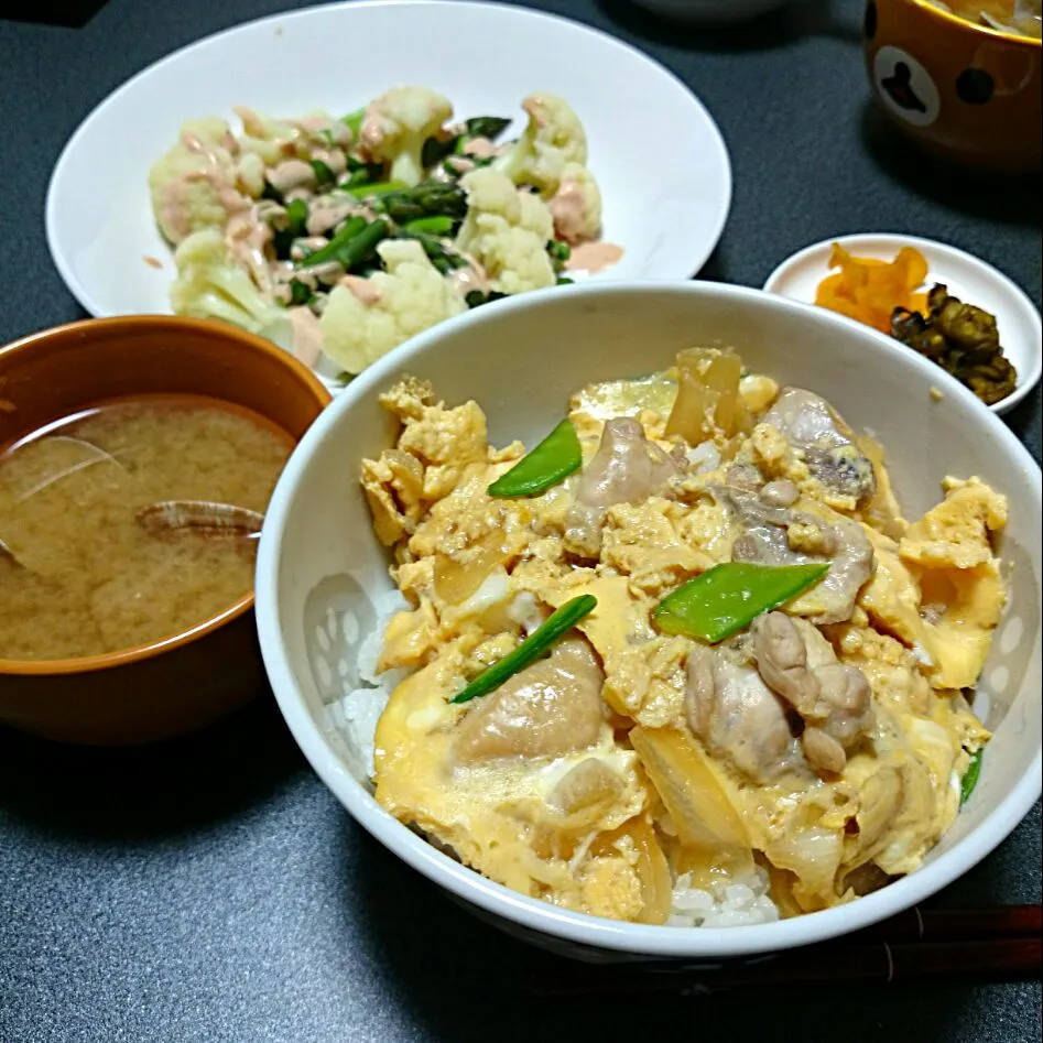 親子丼のお夕飯|jun(・x・)さん