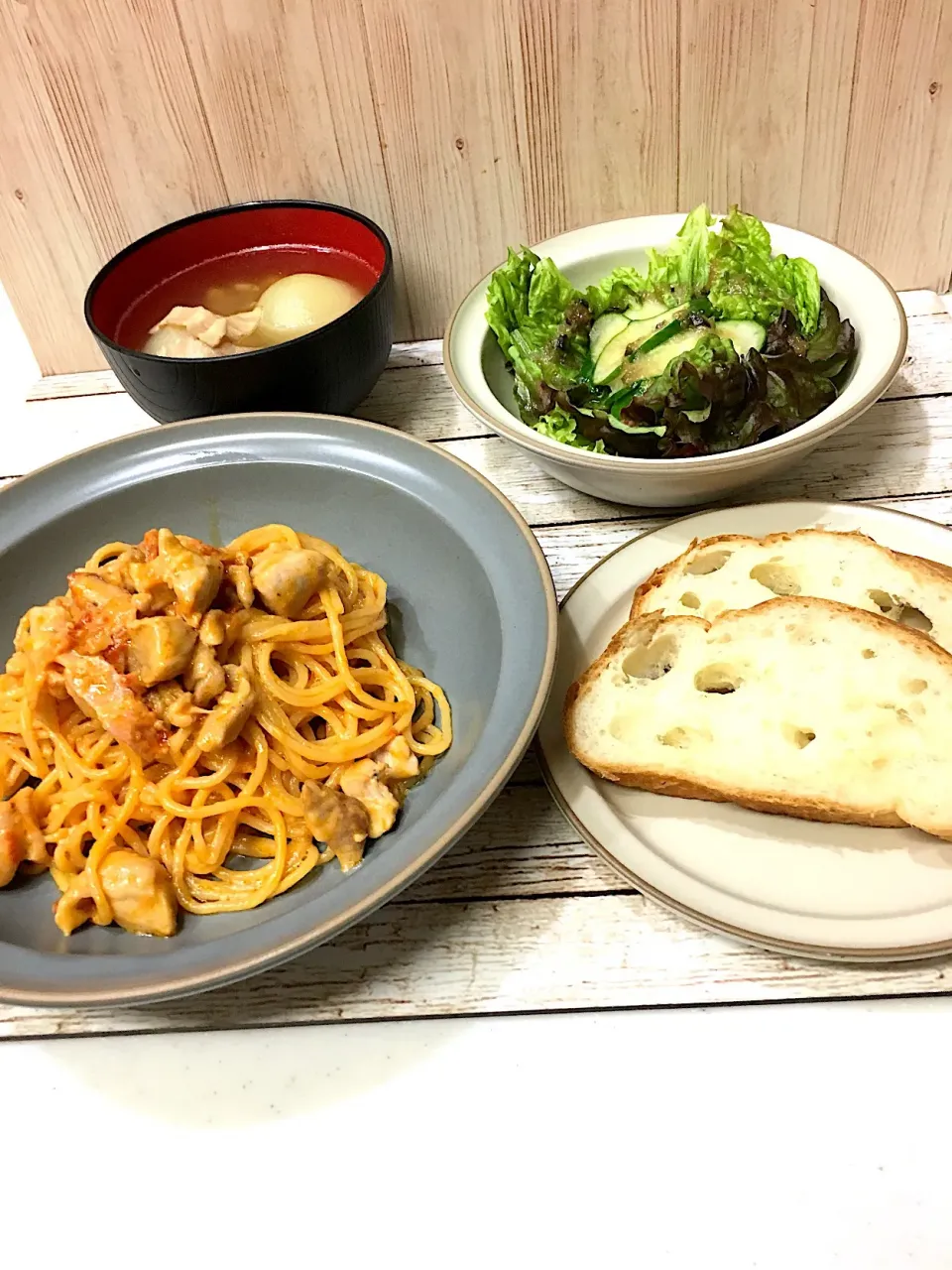 Snapdishの料理写真:チキントマトクリームパスタ|chou  chouさん