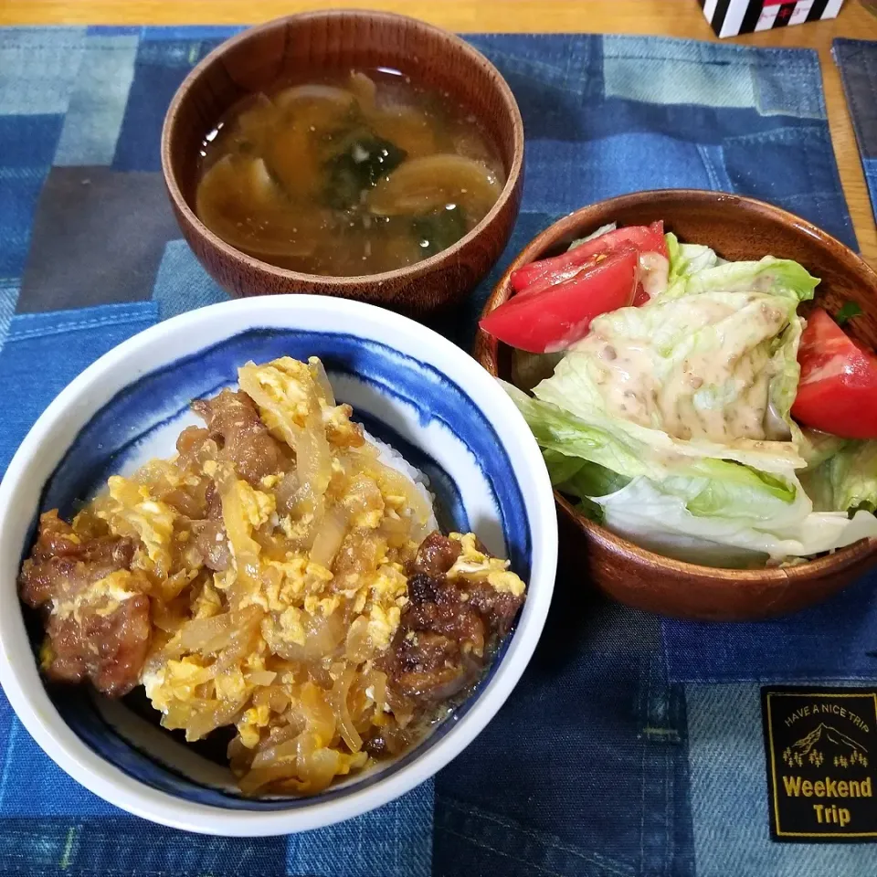 唐揚げとじ丼|やまもとさん