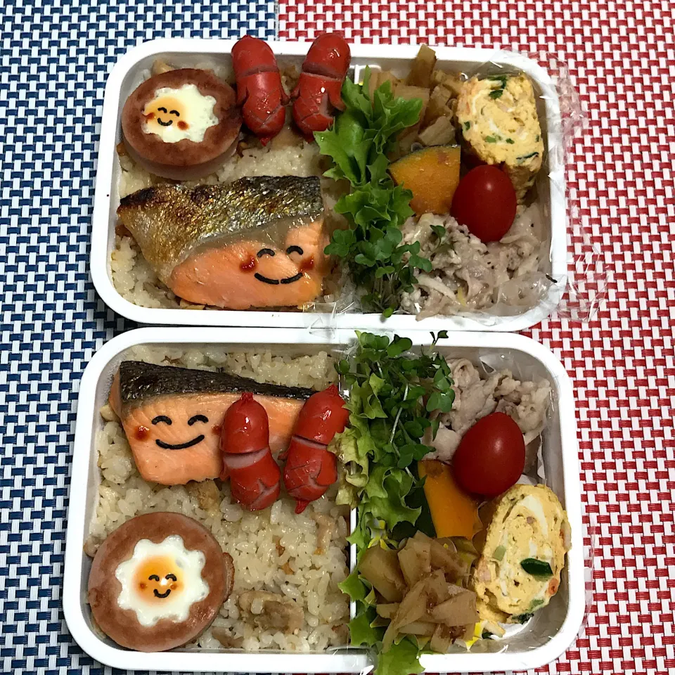 2019年4月23日 ムスコ&オレ弁当♪|クッキングおやぢさん