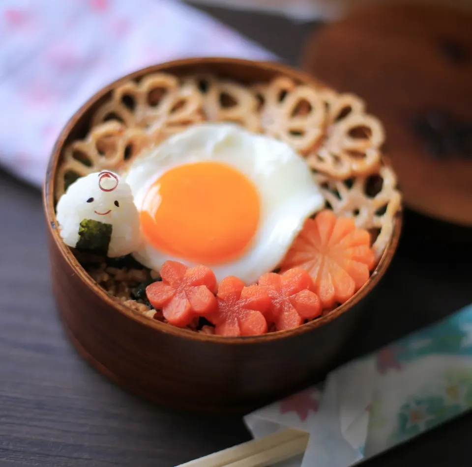 Snapdishの料理写真:ポパイ丼弁当|ゆいか＊さくママさん