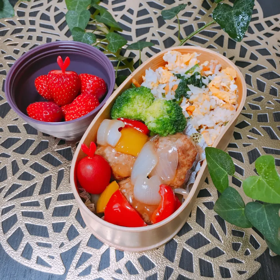 2019.4.23today's  obento☆中華弁当|YummyKさん