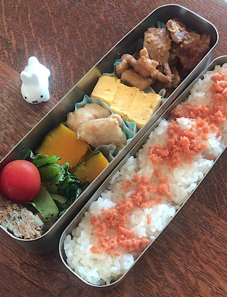 ランチ#お弁当 #お弁当記録  #生姜焼き弁当|小松菜さん