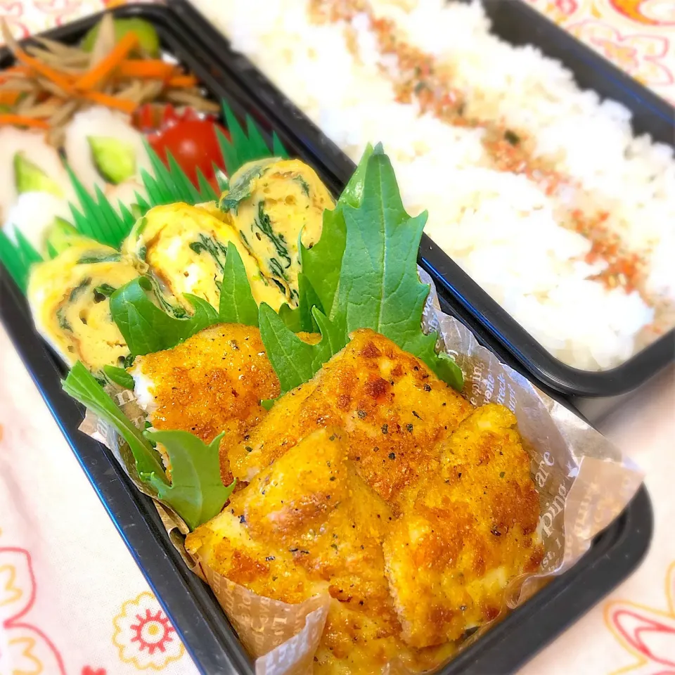 Snapdishの料理写真:男子お弁当❁¨̮
 #手作り弁当 
 #男子高校生弁当 
 #お弁当記録|ゆめぴりかさん