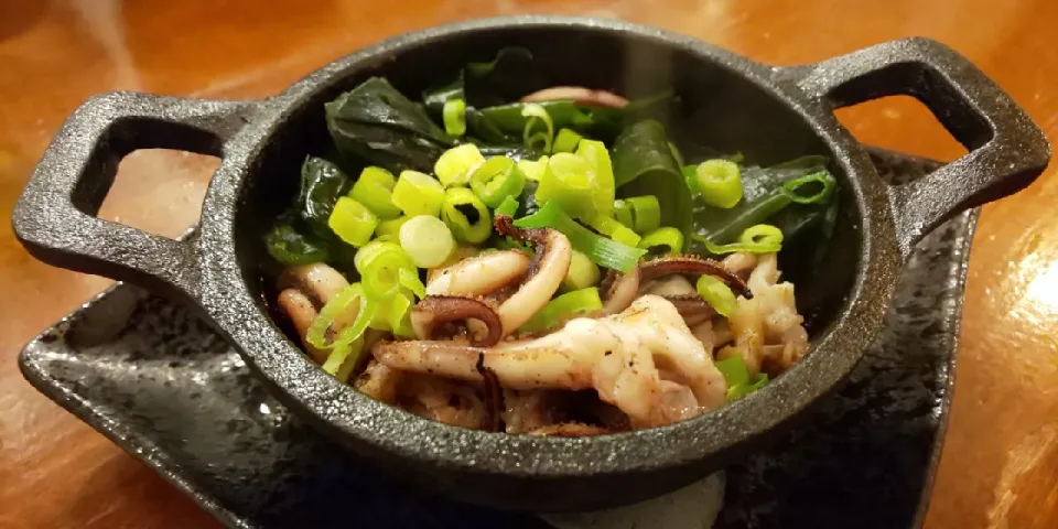 Snapdishの料理写真:げその肝醤油焼き🦑|kamekameさん