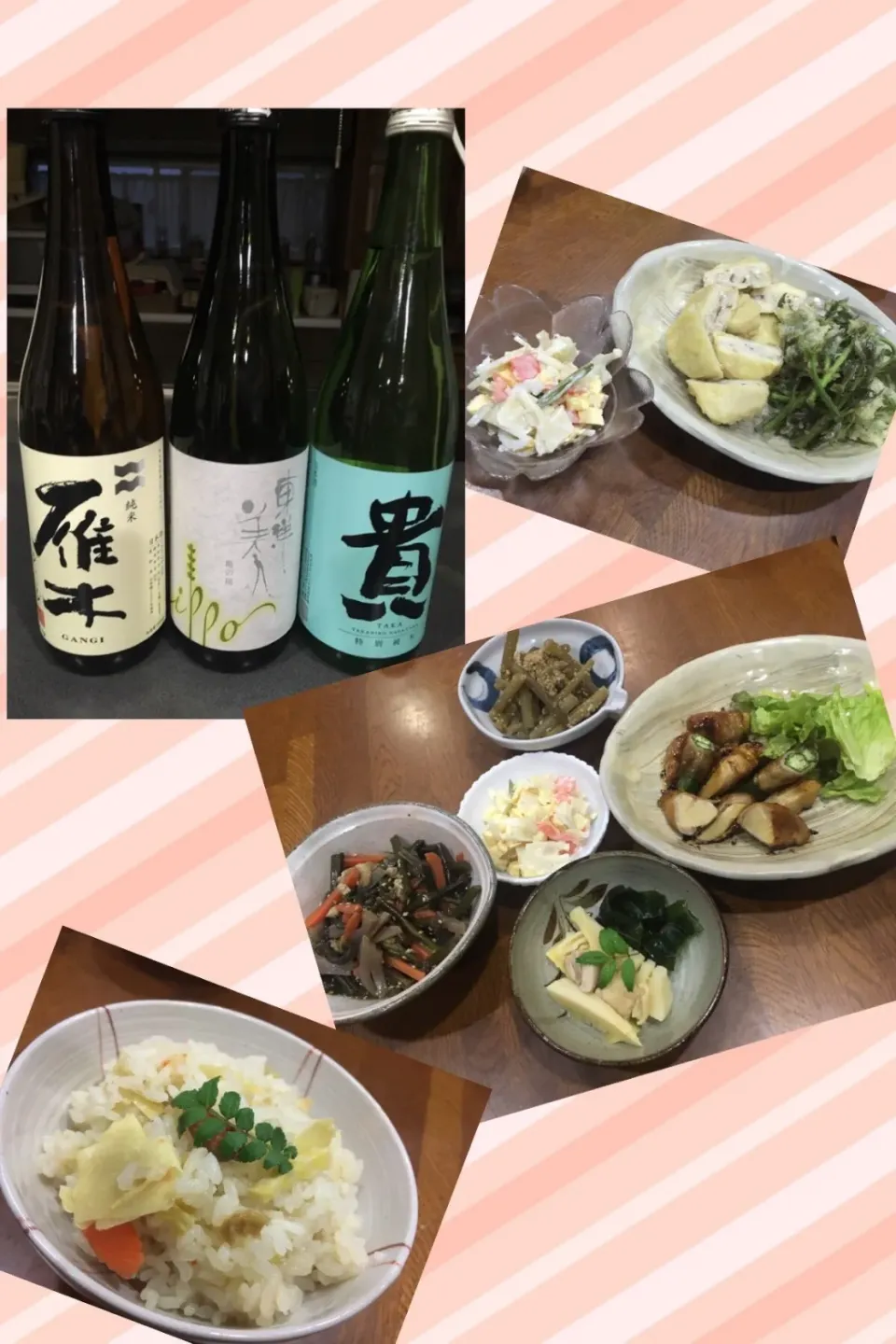 春のごちそう & 地酒 🍶|sakuramochiさん