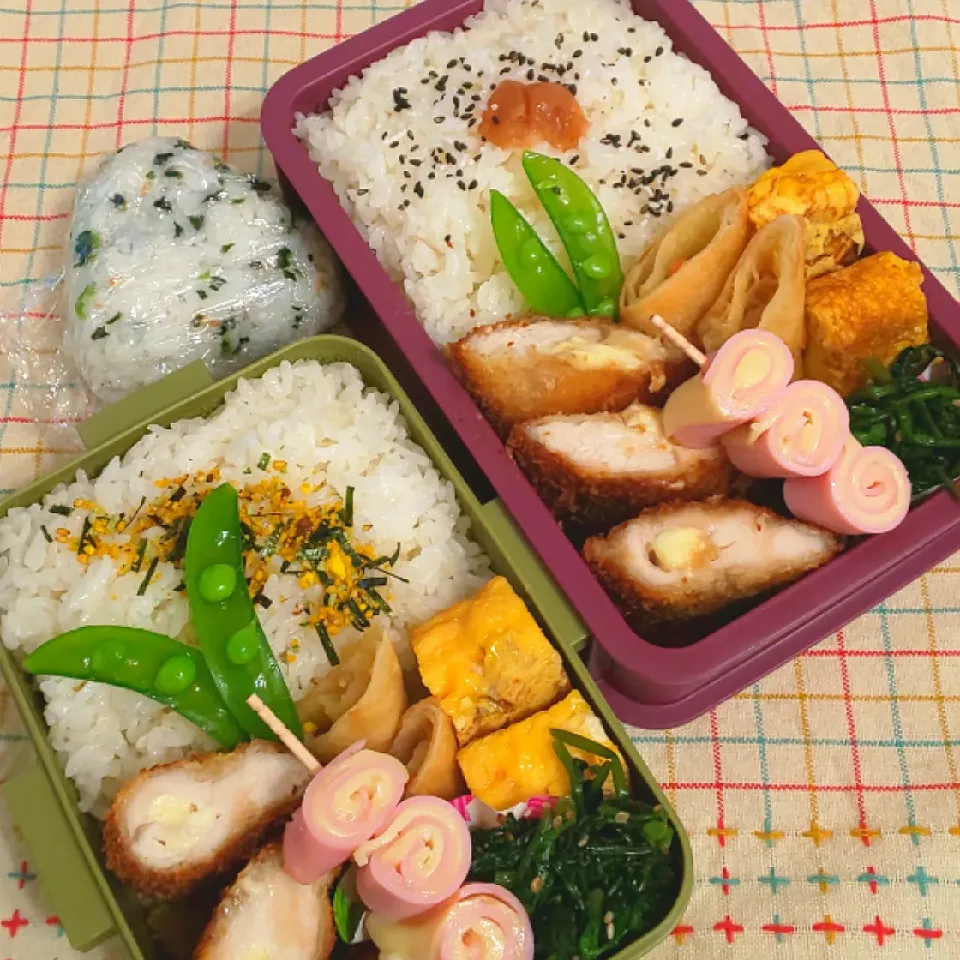 Snapdishの料理写真:兄弟のお弁当❗️|katsunさん