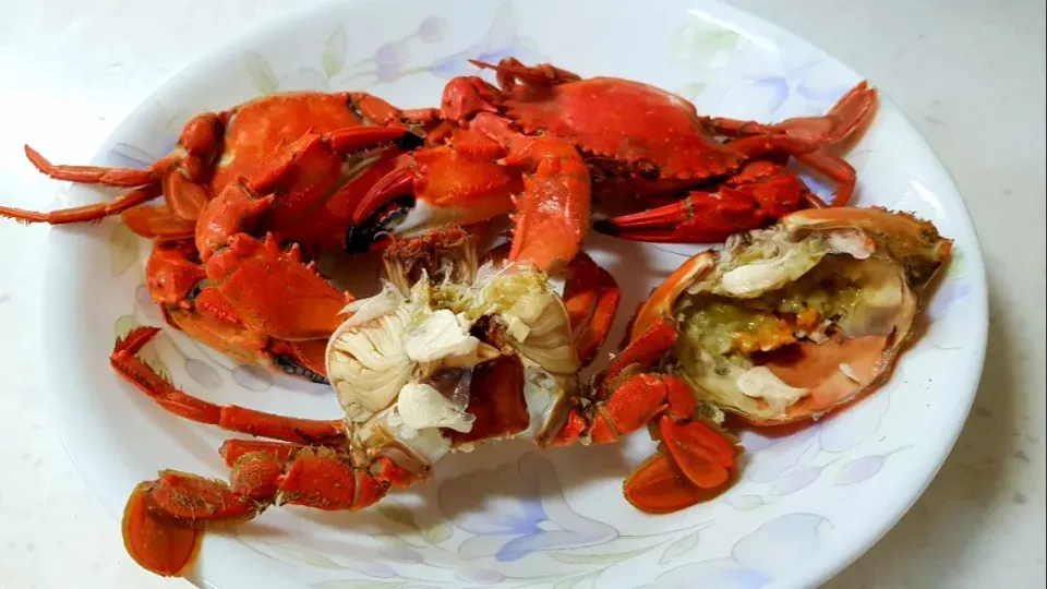 steamed rock crab|steven z.y.さん