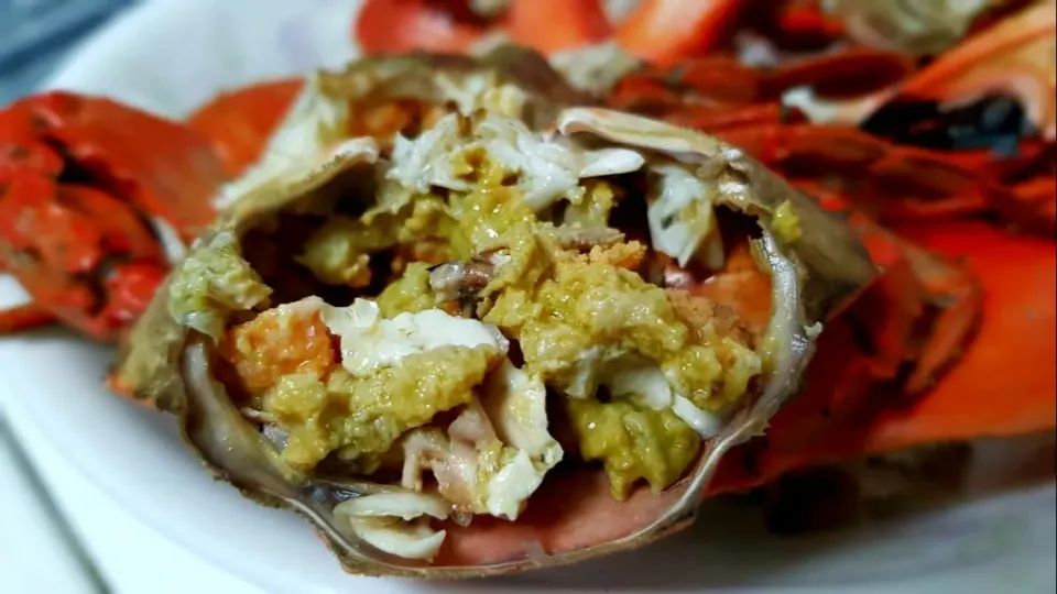 steamed rock crab|steven z.y.さん