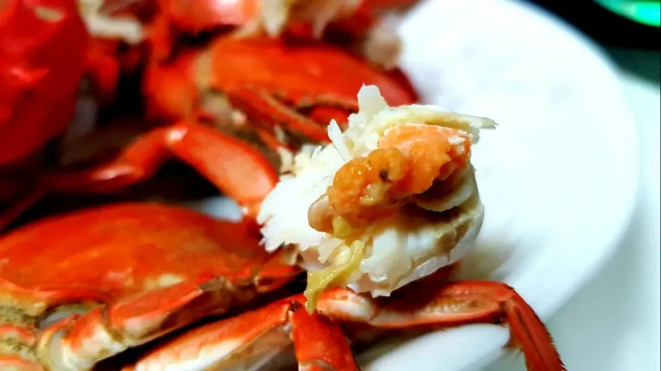 steamed rock crab|steven z.y.さん