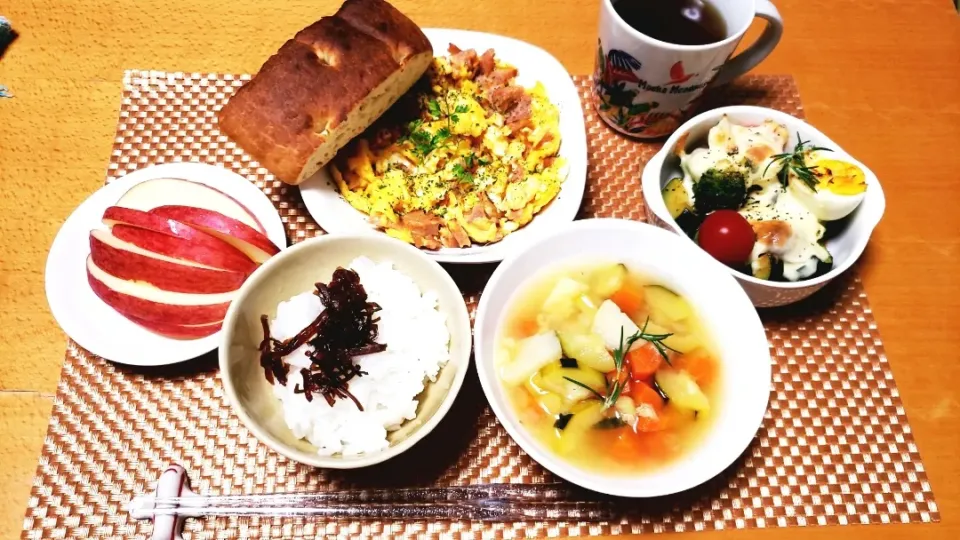 Snapdishの料理写真:朝ご飯🍴|starさん