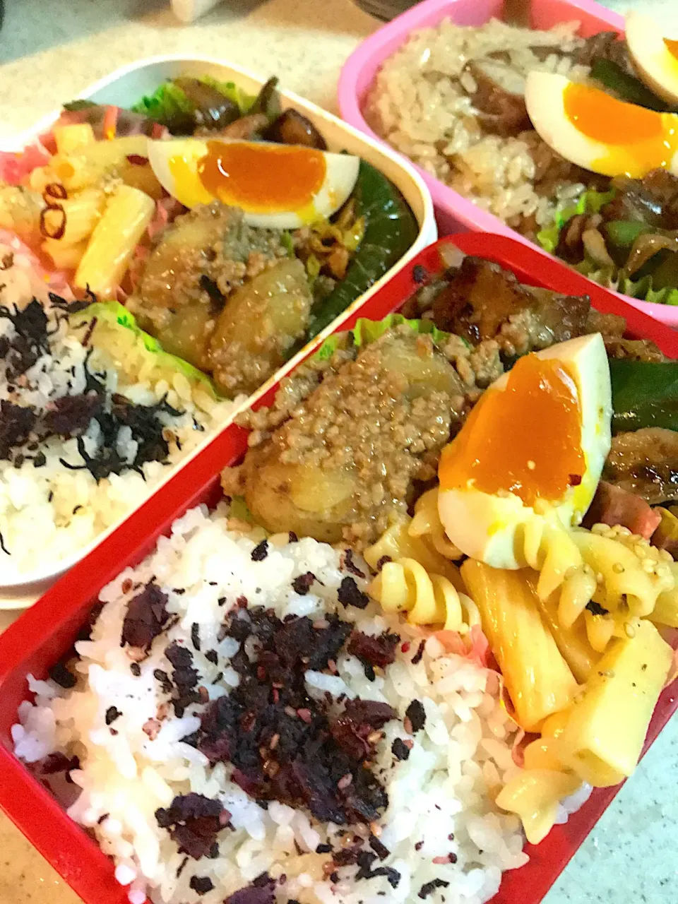 2019.04.24 お弁当 夕飯のオカズを入れました。#お弁当 #働くママ|明美さん