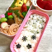 Snapdishの料理写真:#小4娘のお弁当|みあとのさん