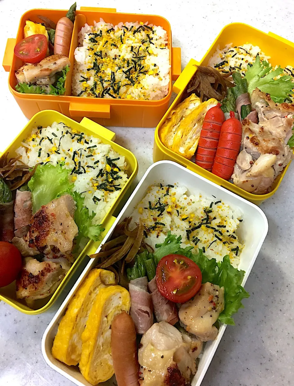 #中学女子弁当  #高校生男子弁当  #父ちゃん弁当 #レモンペッパーチキン🍋|よちこさん