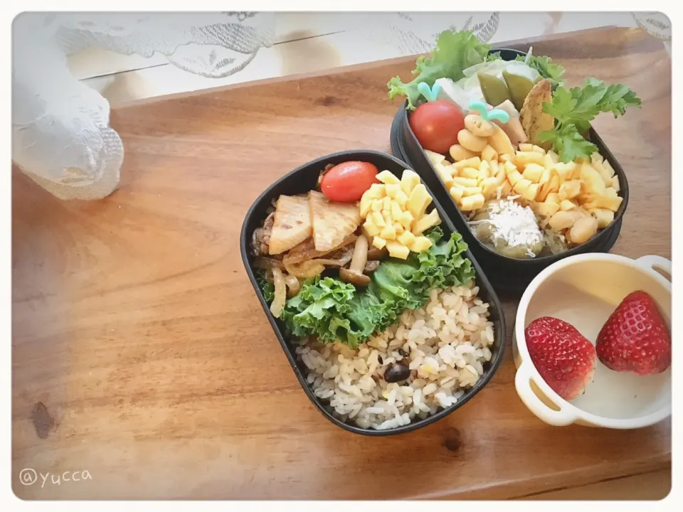 JK弁当🌿2019.4.25(Thu.)|yucca@さん