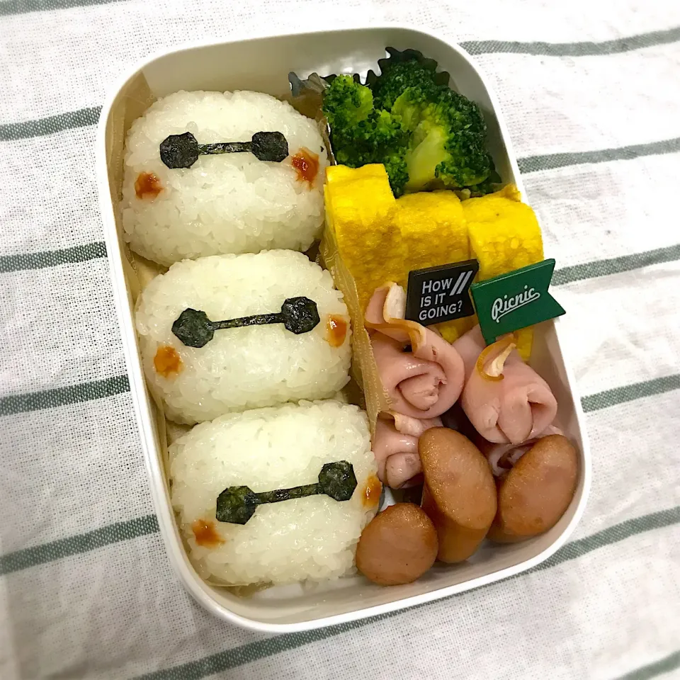 Snapdishの料理写真:ベイマックス弁当|おさつさん