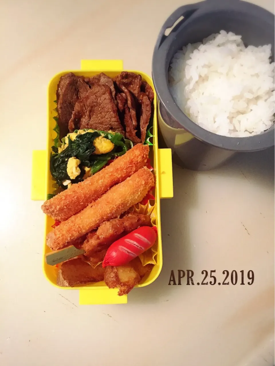 Snapdishの料理写真:男子高校生弁当|TOMOさん