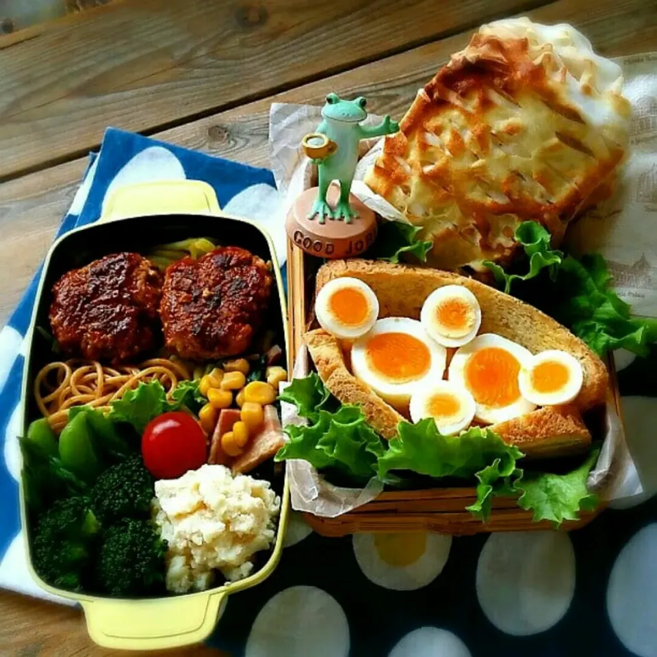 Snapdishの料理写真:旦那さんのお弁当♪|kyujaさん