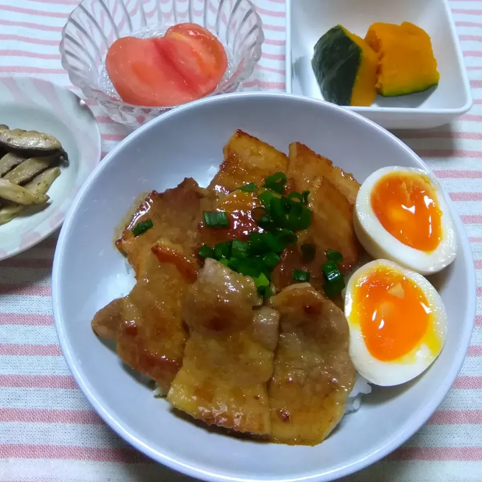 2019/04/25　息子の朝ごはん♥豚丼|ちいたんさん