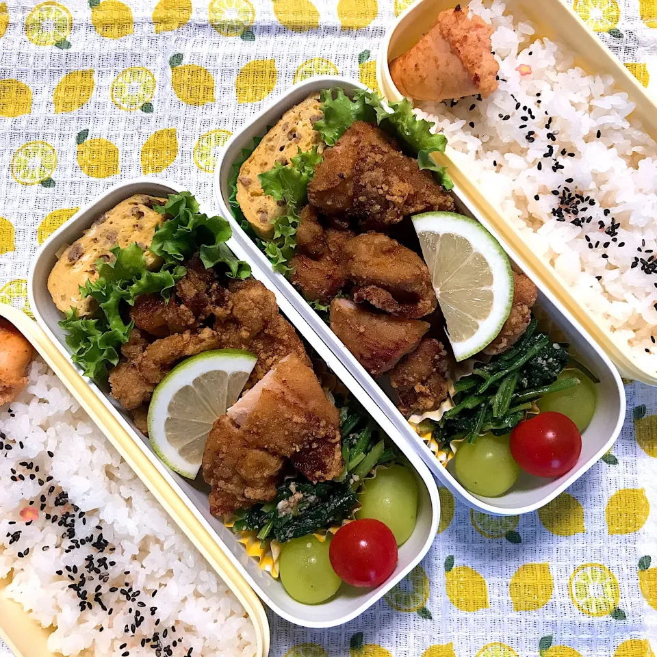 いつかのお弁当♡鶏の唐揚げ
#お弁当#鶏の唐揚げ|ゆりさん