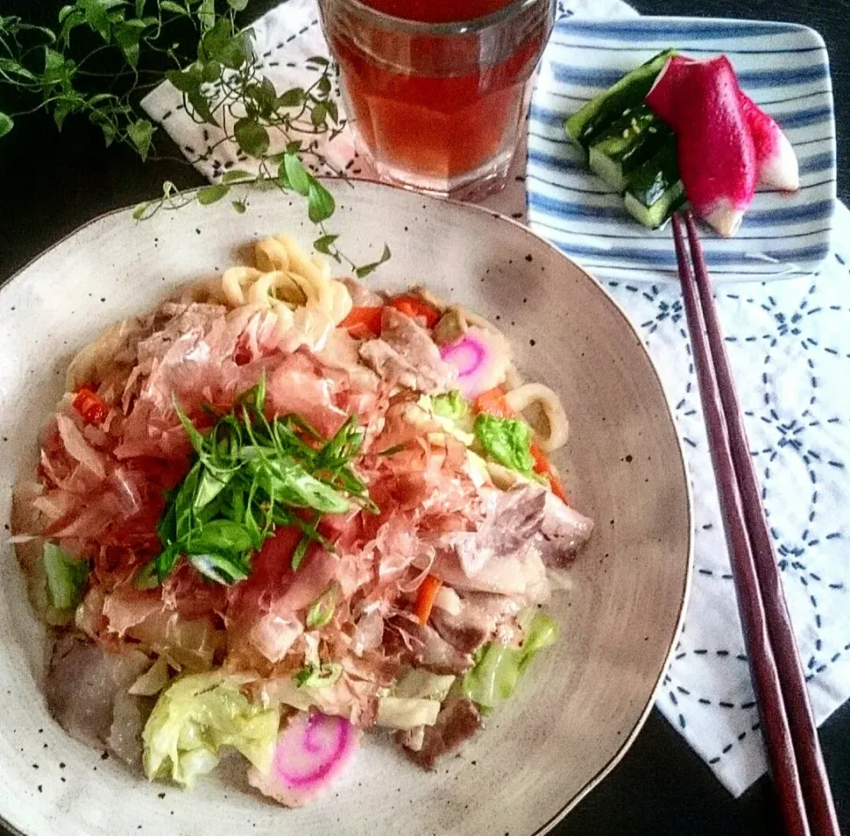 焼きうどん作りました🎶|瑞さん