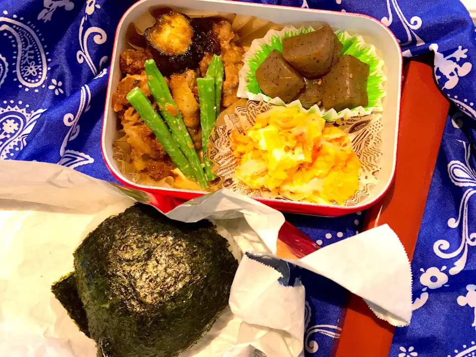 Snapdishの料理写真:20190425 少食高校生男子 お弁当
 (今日の写真は綺麗に見える旦那さんの方)|りゅうささん