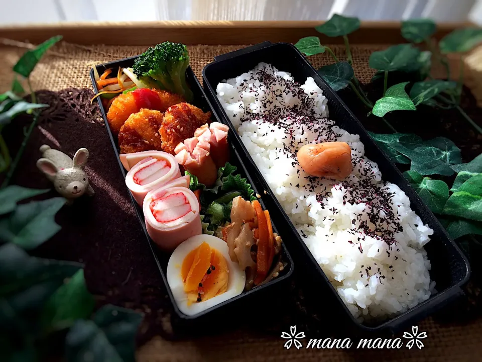 誤差あり＊先週火曜日のお弁当〜|まなまな♡さん