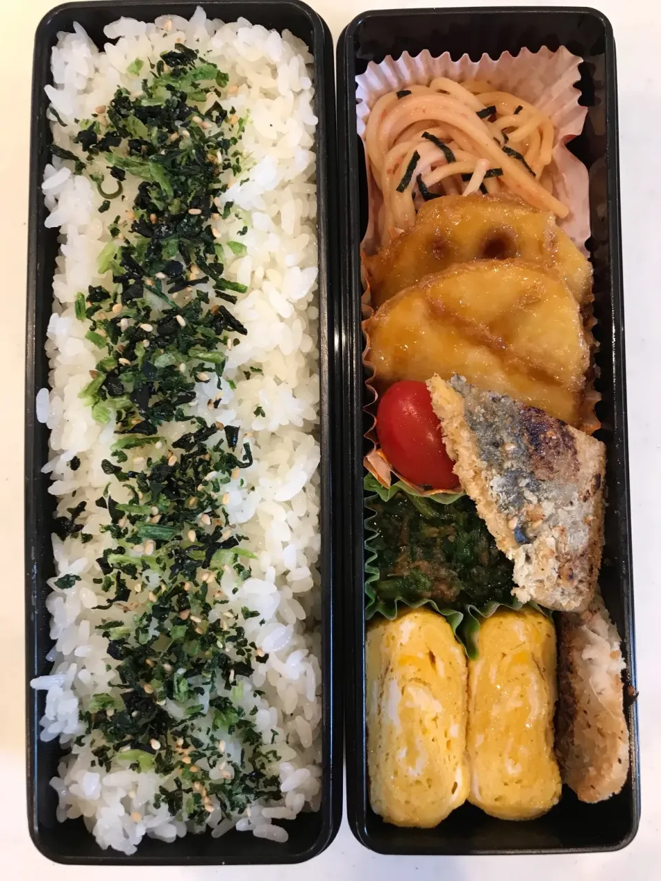 Snapdishの料理写真:2019.4.25 (木) 旦那様のお弁当🍱|あっきーよさん