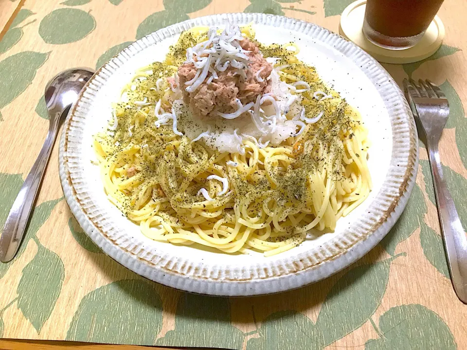 ツナおろしとしらすのパスタ|Emiko Kikuchiさん