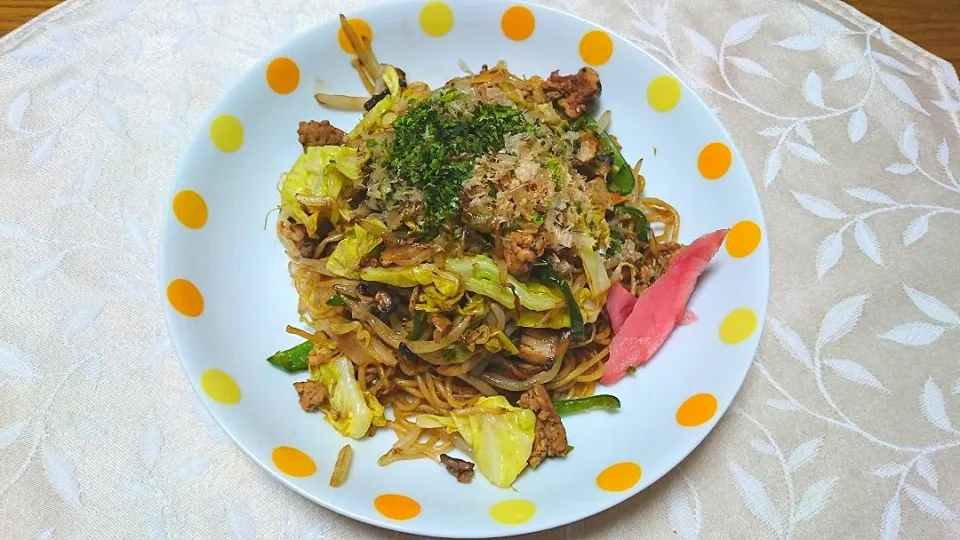 4/25の夕食
焼きそば|卯月さん