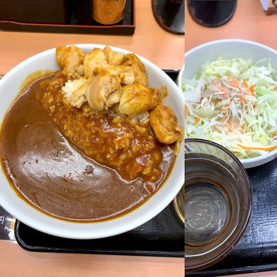 スパイシーチキンカレー🍛大
ごぼうサラダ🥗|るみおんさん