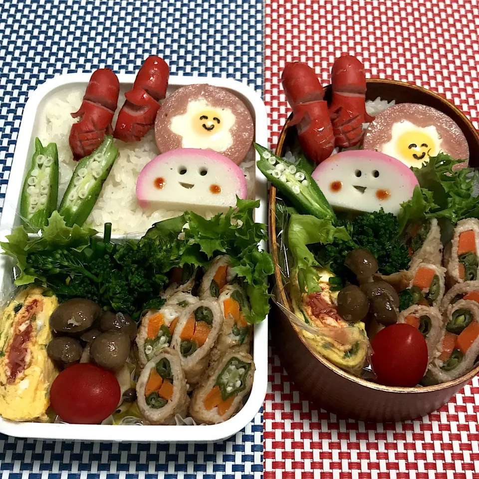 2019年4月26日 ムスコ&オレ弁当♪|クッキングおやぢさん