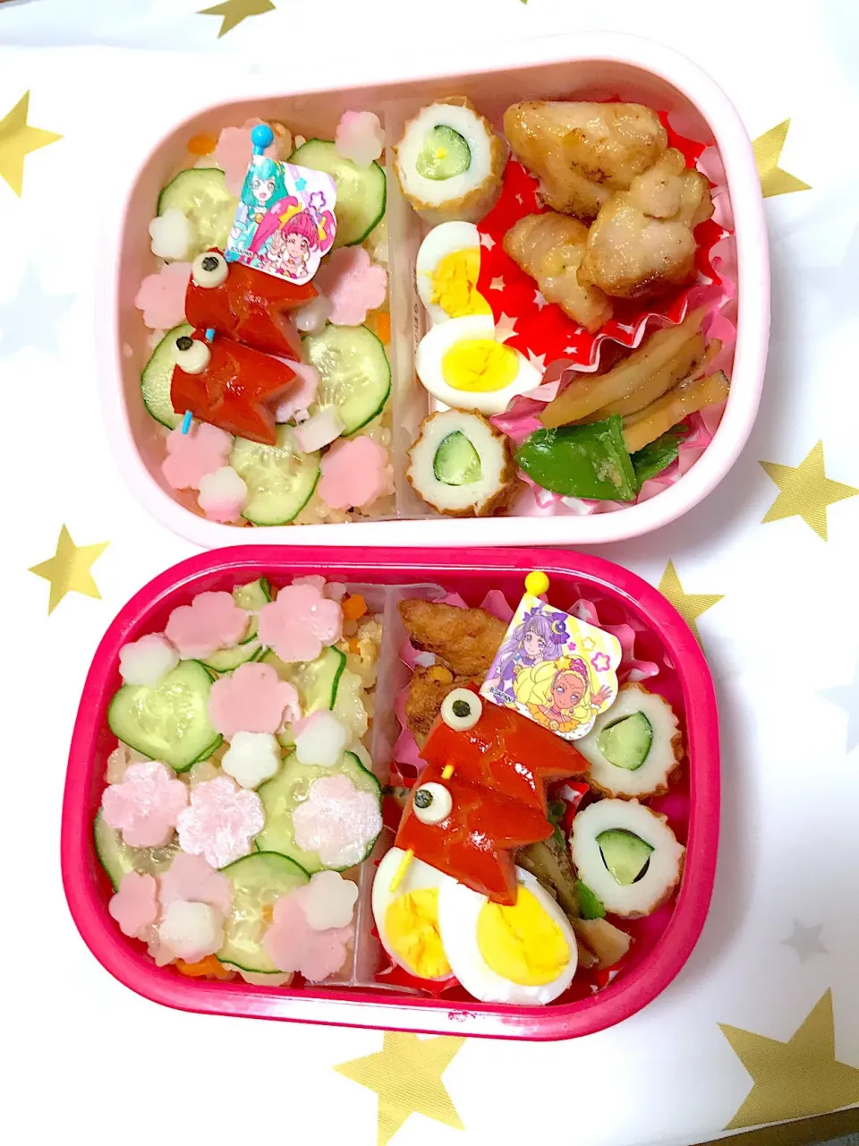 4月26日幼稚園お弁当🍙ちらし寿司|おにぎりさん