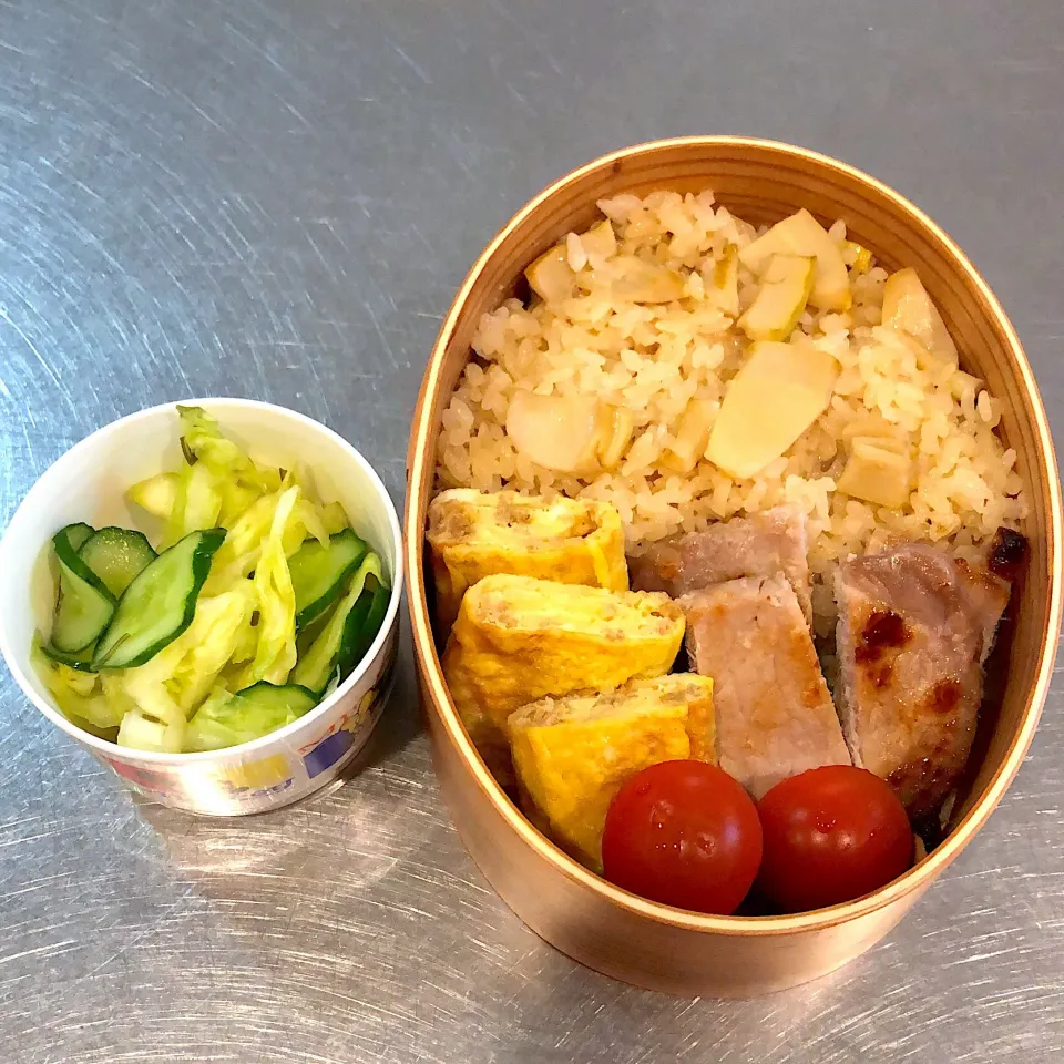 2019/4/26 たけのこご飯弁当|すずちゅんさん