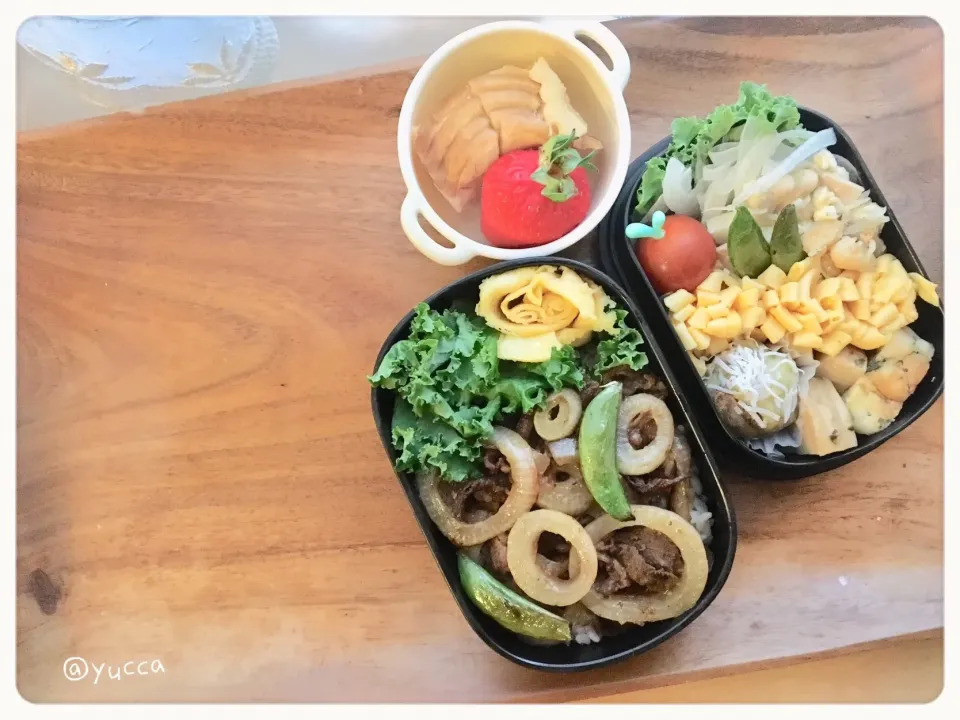 Snapdishの料理写真:JK弁当🌿2019.4.26(Fri.)|yucca@さん